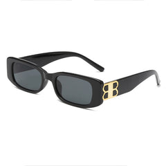 Y2K Sunglasses Vintage Square Shade UV400 Chunky Retro Sun Glasses