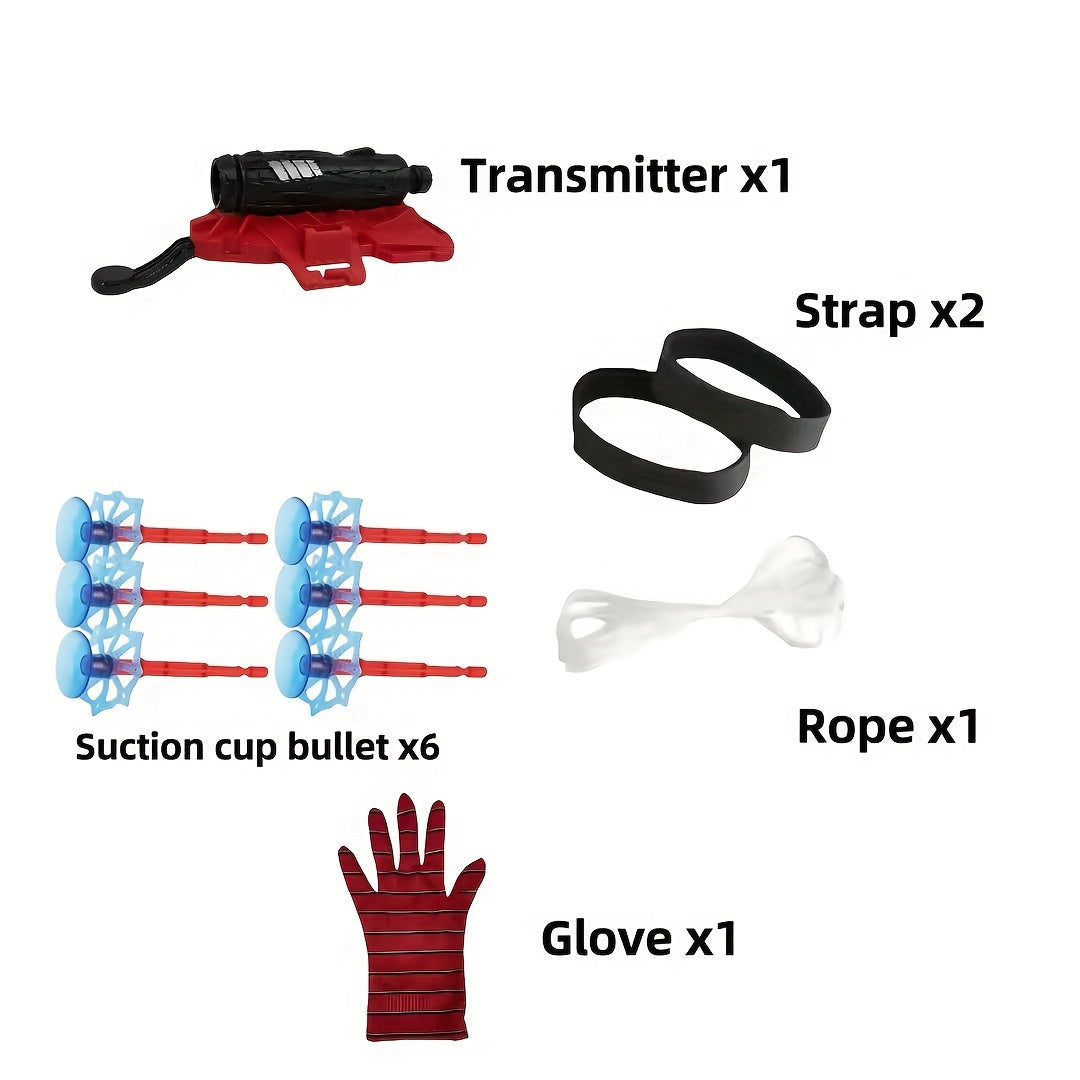 Wrist Launcher Shooting Toy Set Spider Spit Funny Party Supplies
