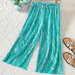 Toddler Girls Tie Dye Wide Leg Pants