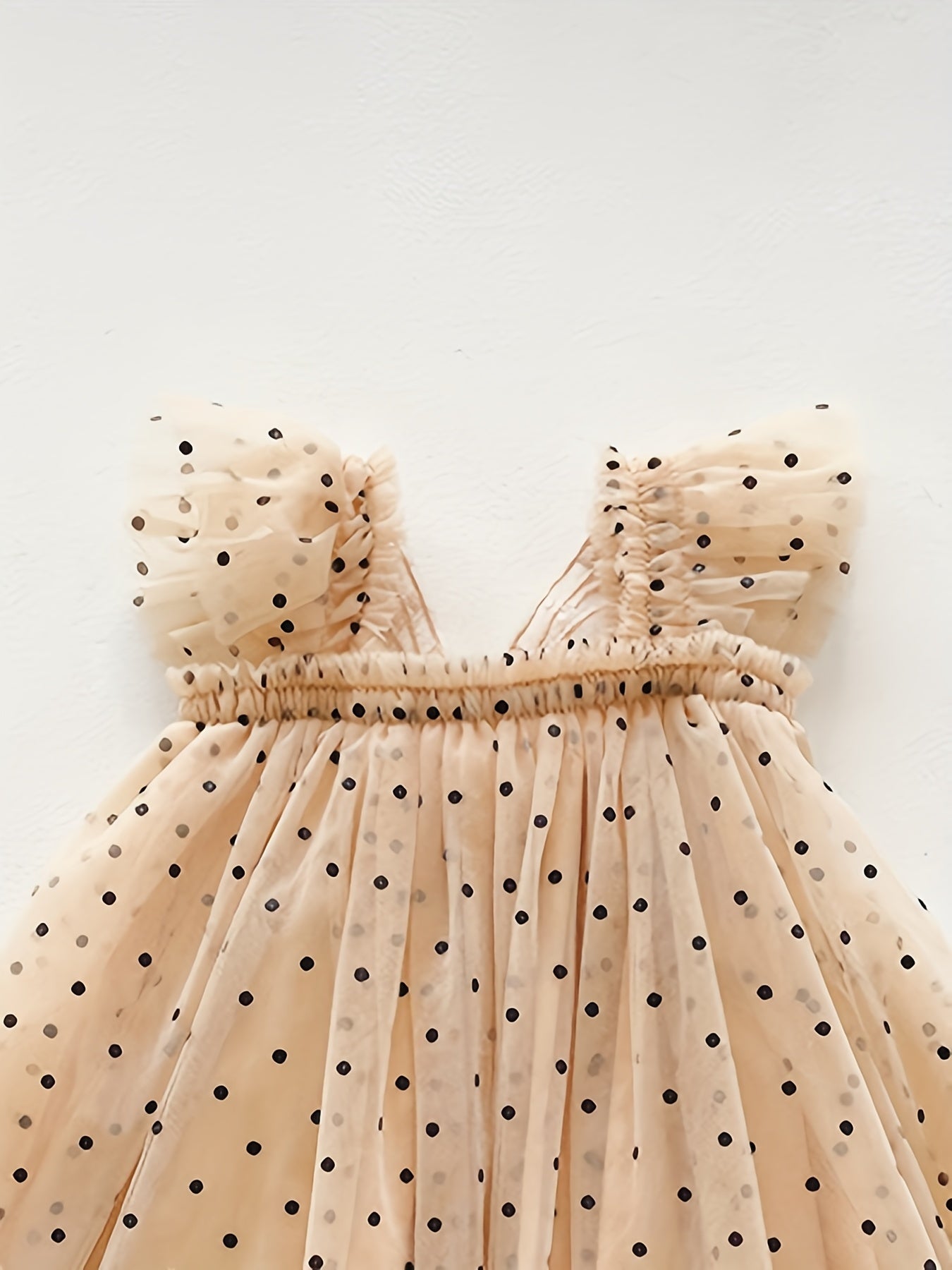 Toddler Girls Polka Dot Butterfly Princess Tutu Dress