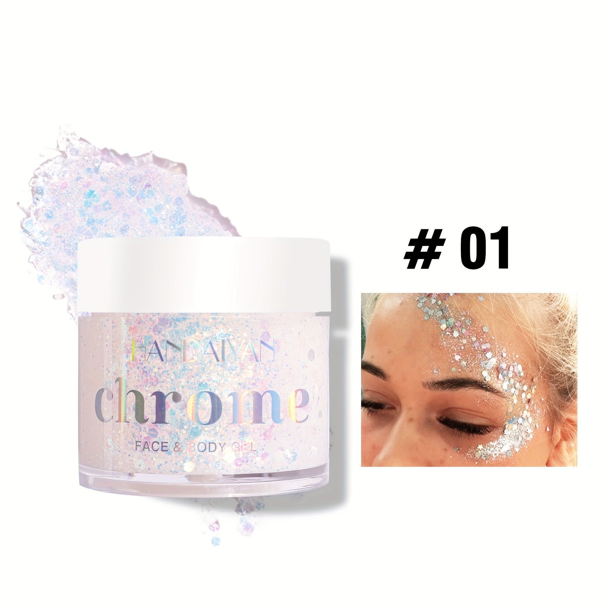 Chameleon Eyeshadow Powder Gradient Changing Sequin Makeup