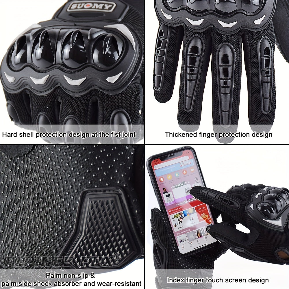 Summer Motorcycle Gloves Touch Screen Full Finger Guantes Moto Protective