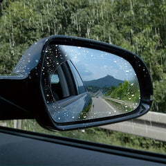 2pcs Car Mirror Film Rainproof Waterproof Anti Fog HD Protection Sticker