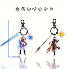 Acrylic Anime Star Keychain Decoration