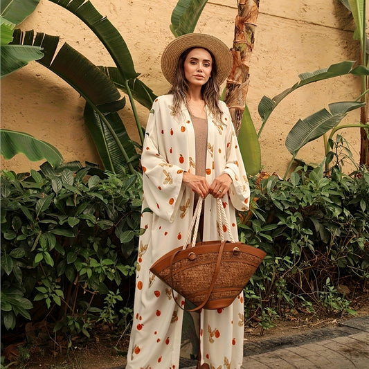 Boho Style Beachwear Kimono Women's Swimwear & Clothing