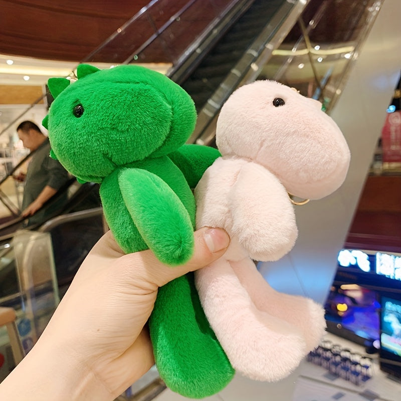 Dinosaur Backpack Doll School Bag Plush Toy Mini Ornament