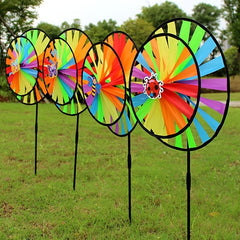 Kids Outdoor Pinwheel Toy, Wind Spinner for Children, Assorted Colors