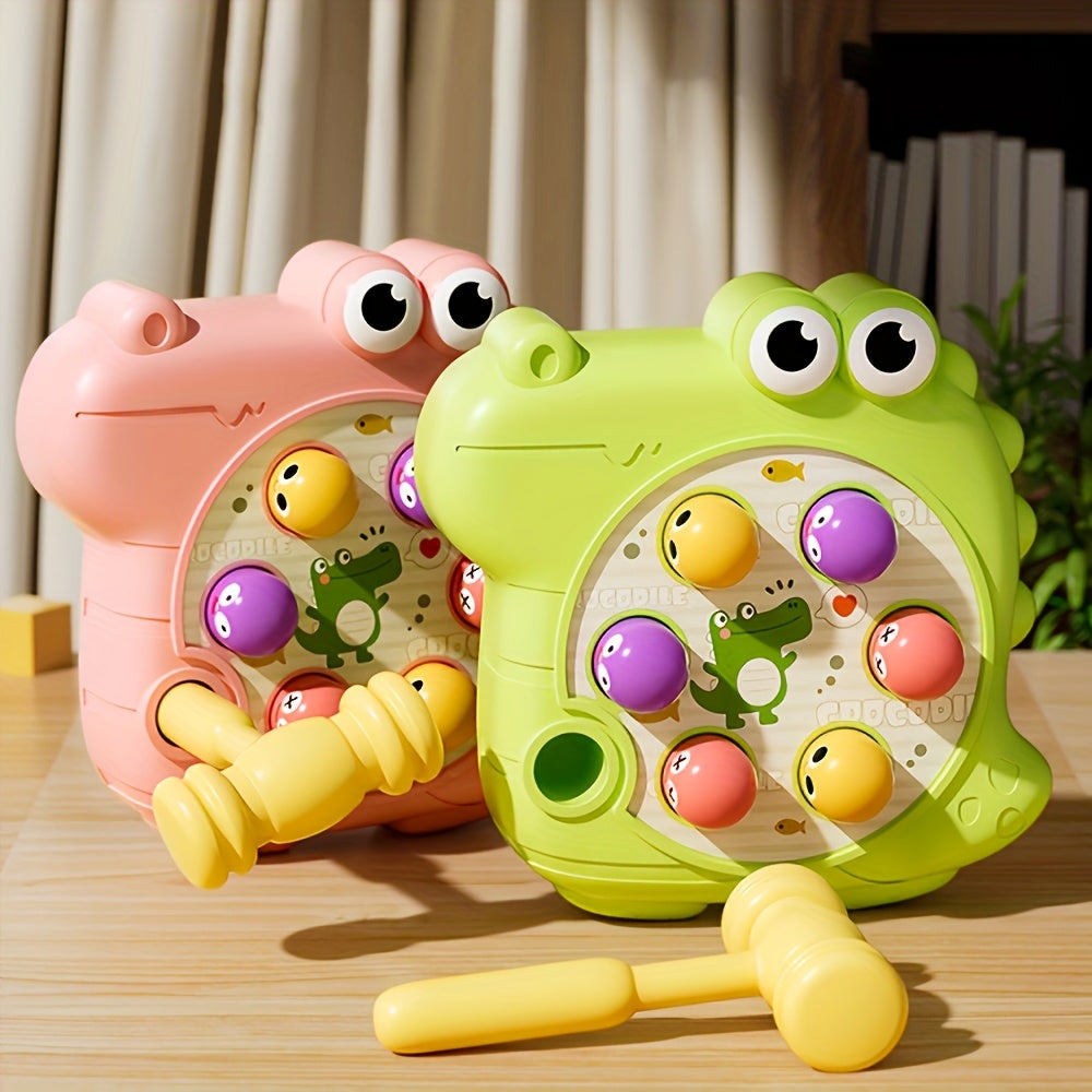 Crocodile Shaped Knocking Toy Set for Kids - Birthday & Halloween Necessity