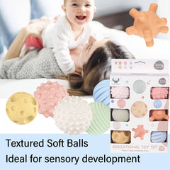 Textured Soft Balls Safe Squeeze Ball Easy to Grip Youngsters Bath Squeeze Massa