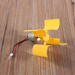 2pcs DIY Wind Turbine Generator Kit 4 Blade Micro Vertical Motors