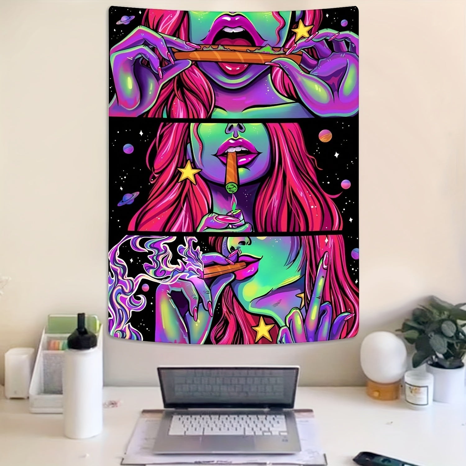 Creative Tapestry Wall Hanging for Home Bedroom Room