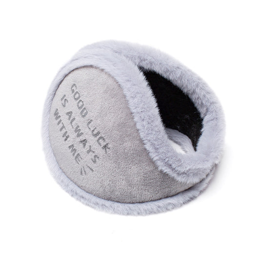Men's Plush Winter Ear Warmers Thick Fleece Ear Muffs with Soft Fluffy Lining