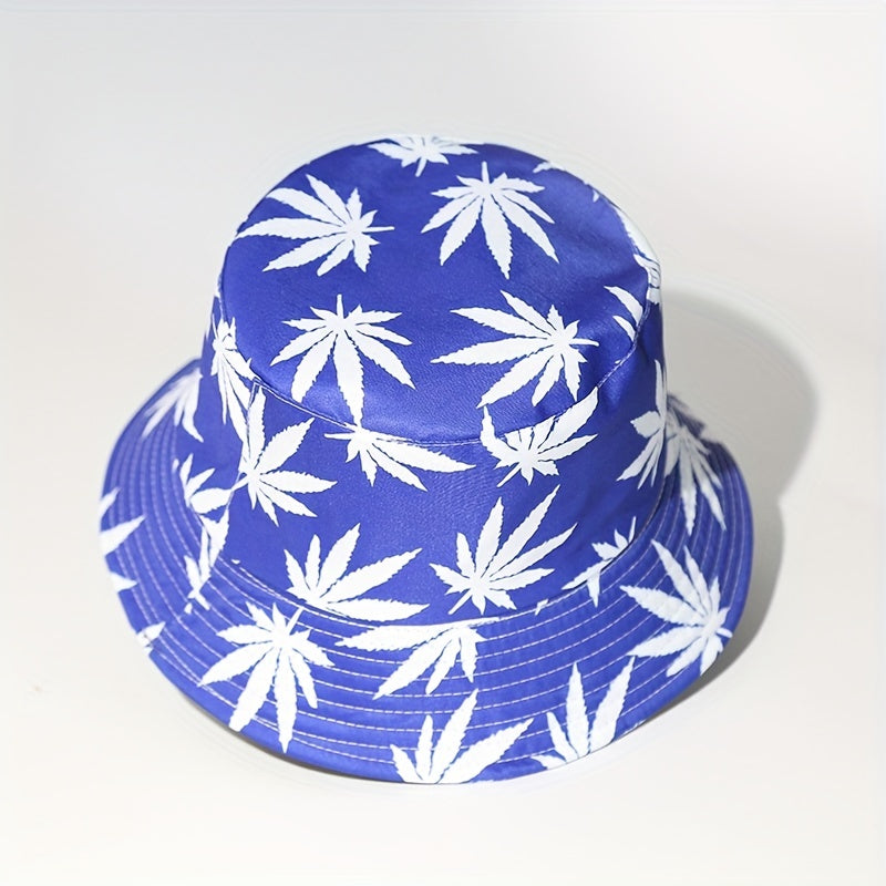 Maple Leaf Fisherman Hat Outdoor Sunscreen Leisure Unisex