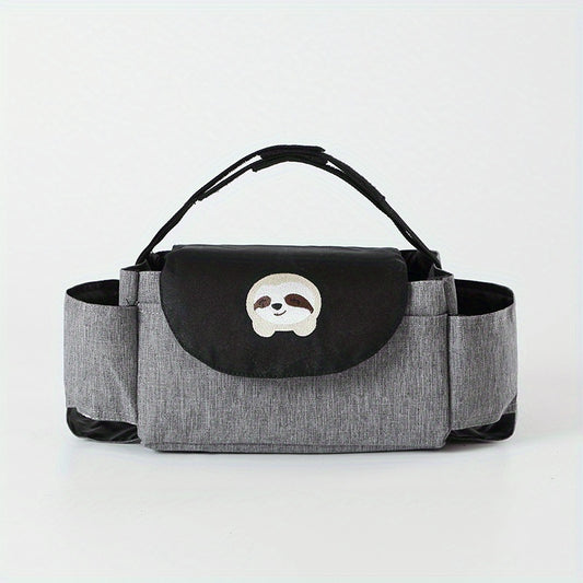 Stroller Organizer Bag with 2 Cup Holders for Diaper Phone Toys Baby Items