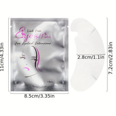 20 Pairs Hydrogel Eye Mask Pads for Lash Extensions Long Lasting