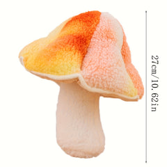 Whimsical Mushroom Pillow 6in Stuffed Plush Sofa Cushion Gradient Home Decor