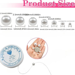 Assorted ABS Artificial Pearls for DIY Jewelry Making