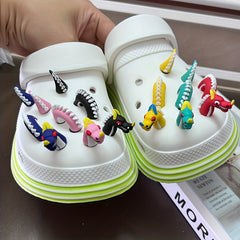 6pcs 3D Snake Dragon Shoe Charms For Kids Girl Boys Gift