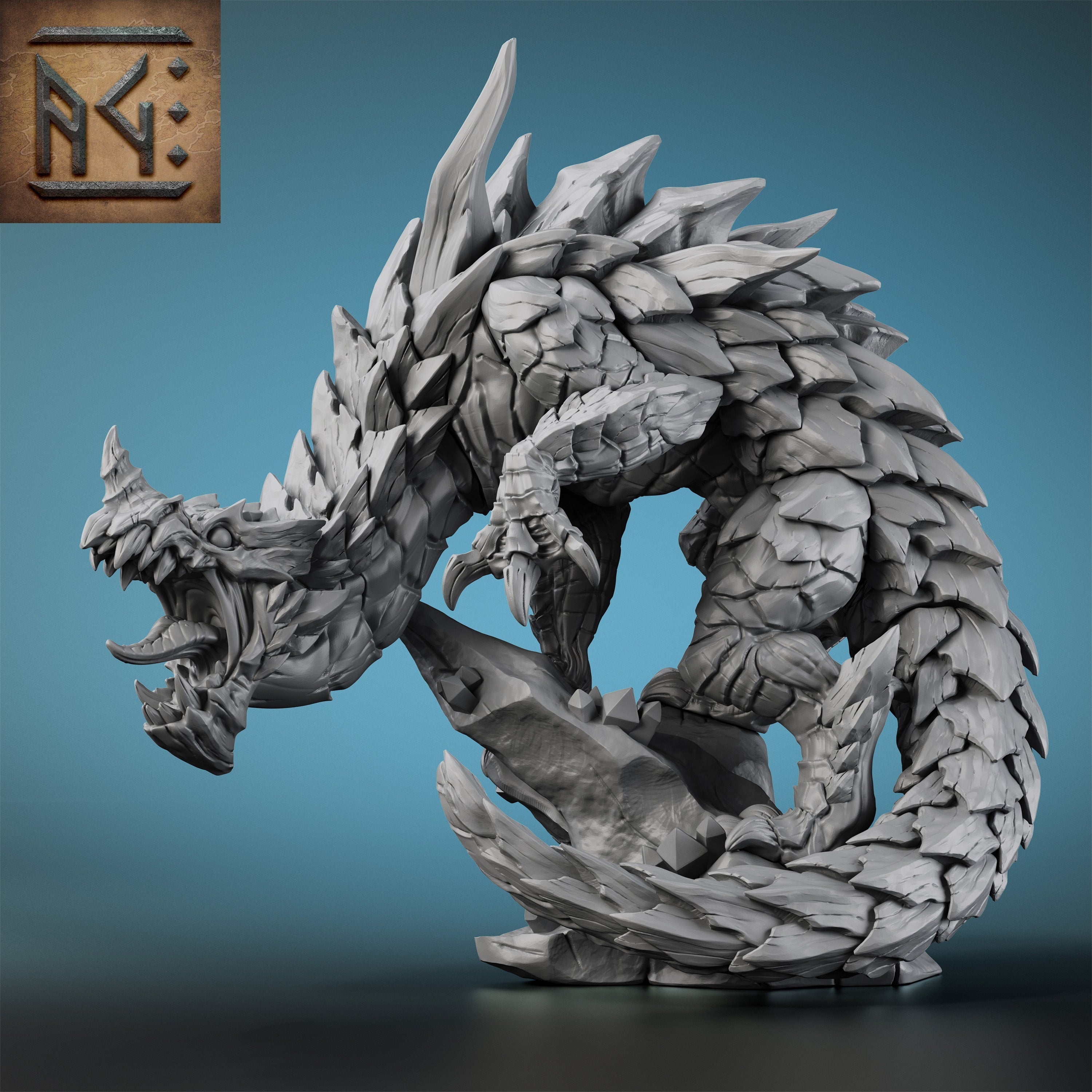 Perfect Depths Dragon RPG Miniatures for Board Game