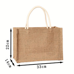 Reusable Linen Shopping Bag Eco Friendly Gift Bag