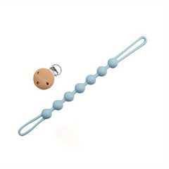 1pc Silicone Pacifier Holder With BPA Pacifier Chain For Teether Toys