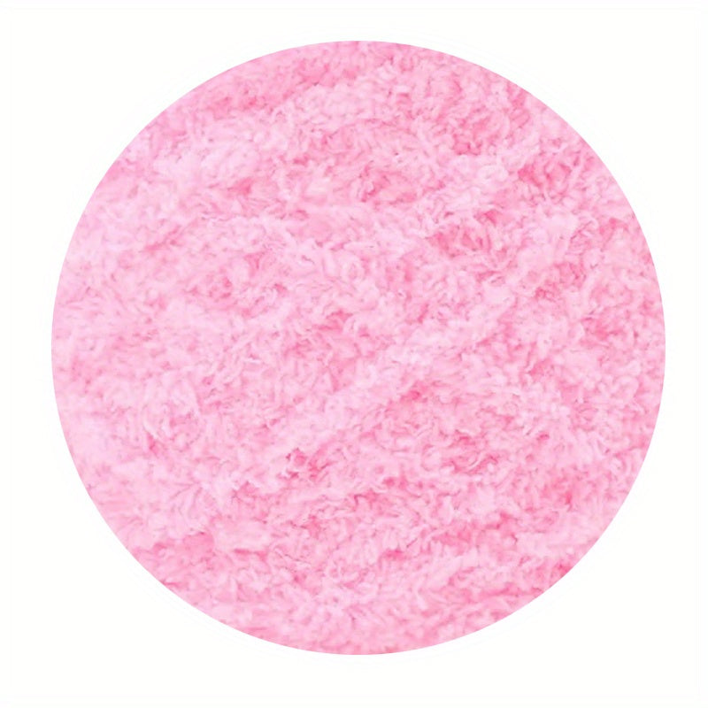 2pcs 50g Coral Velvet Wool Soft Skin Friendly DIY Hand Weaving Scarves Blankets