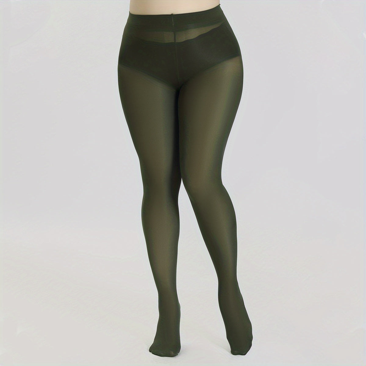  Women's 80D Plain High Rise Pantyhose