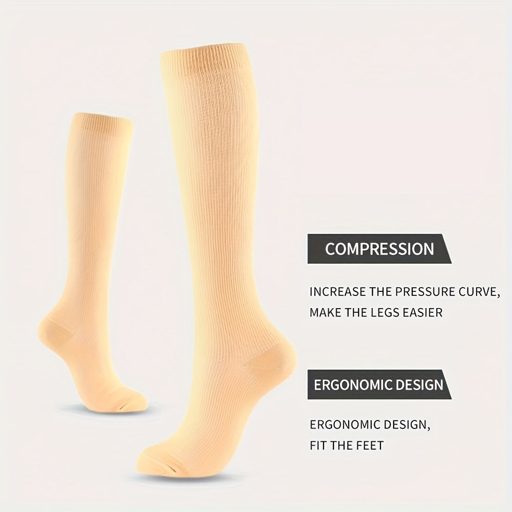 Copper Compression Socks Women 20-30mmHg Graduated Compression Wide Calf