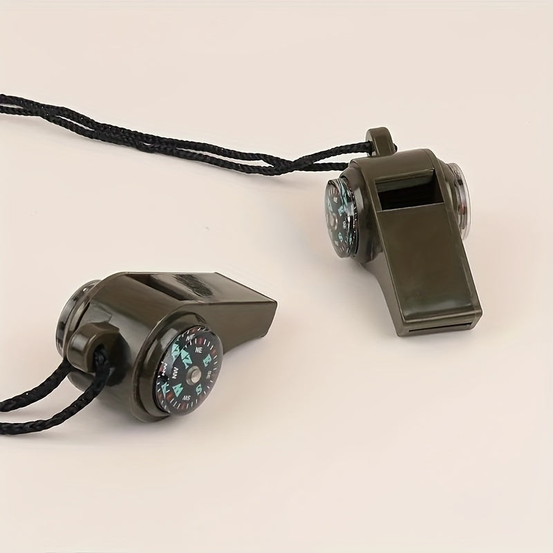 3 In 1 Whistle with Waterproof Thermometer for Outdoor Camping