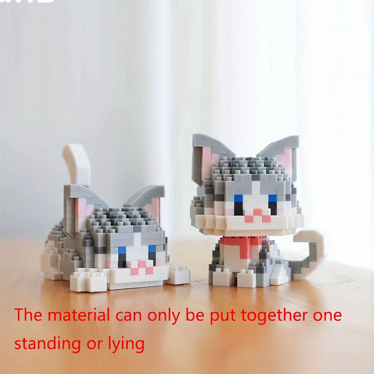 Building Blocks Cat Pet Series - Small Particle Building Blocks Creative Gift