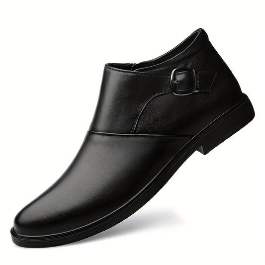 Men's Monk Strap Ankle Top Boots Wear resistant Non Slip Outdoor Casual Boots