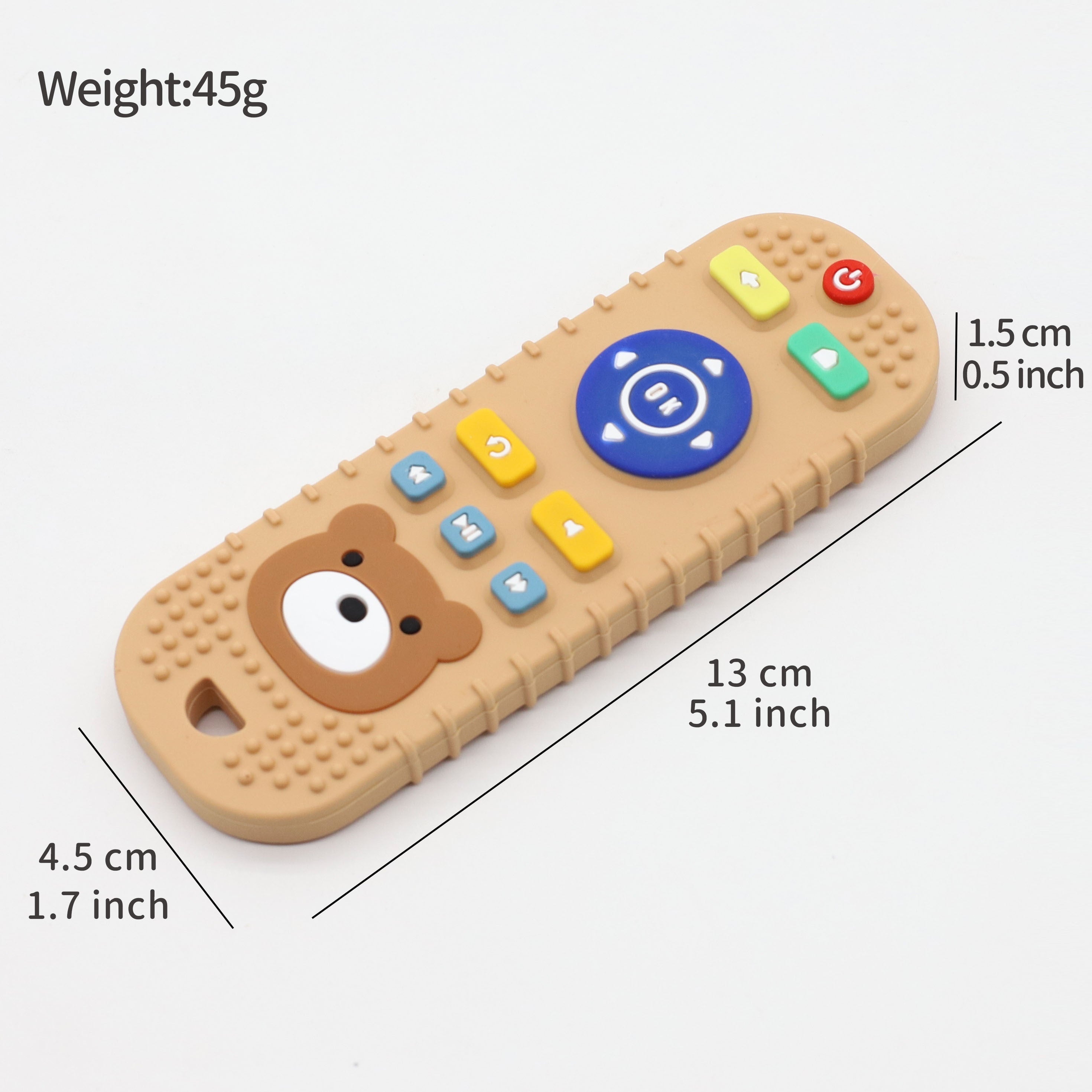 Silicone Baby Toy Simulation Remote Control Teether Food