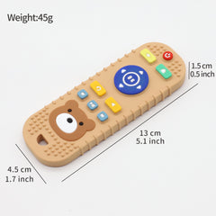 Silicone Baby Toy Simulation Remote Control Teether Food