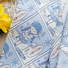 1200 Needles Knitted Japanese Cartoon Characters Tie