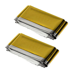 2pcs Emergency Blanket Outdoor First Aid Military Rescue Kit