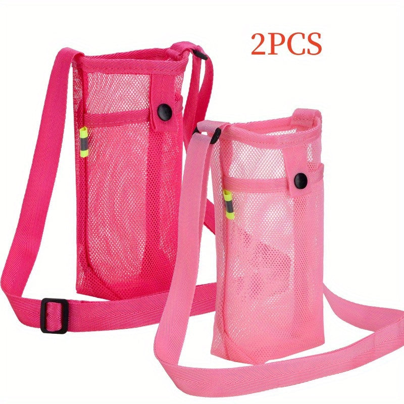 Portable Shoulder Bag for Water Cup and Phone Storage