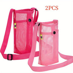 Portable Shoulder Bag for Water Cup and Phone Storage