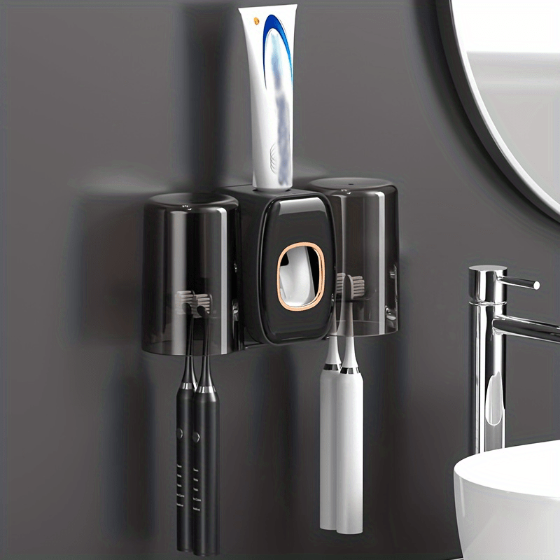 Automatic Toothpaste Squeezer with Cup & Holder