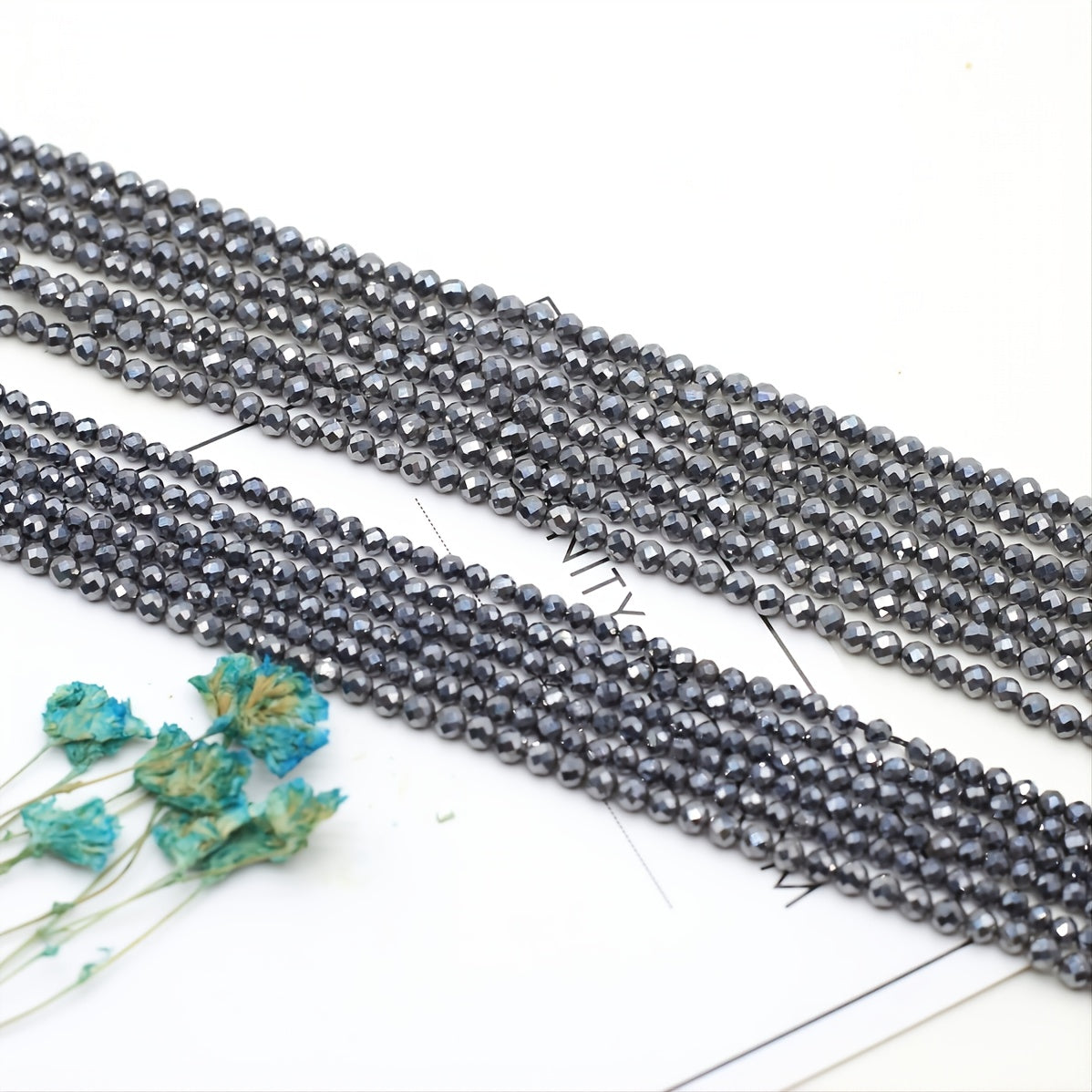 Natural Stone Terahertz Small Bead Beading Length 14 96inch
