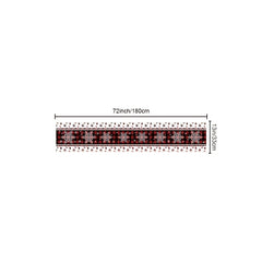 Snowflake Plaid Table Runner Festive Christmas Decor for Home & Parties