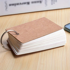 50pcs Double Sided Blank Colorful Card Greeting Card Postcard