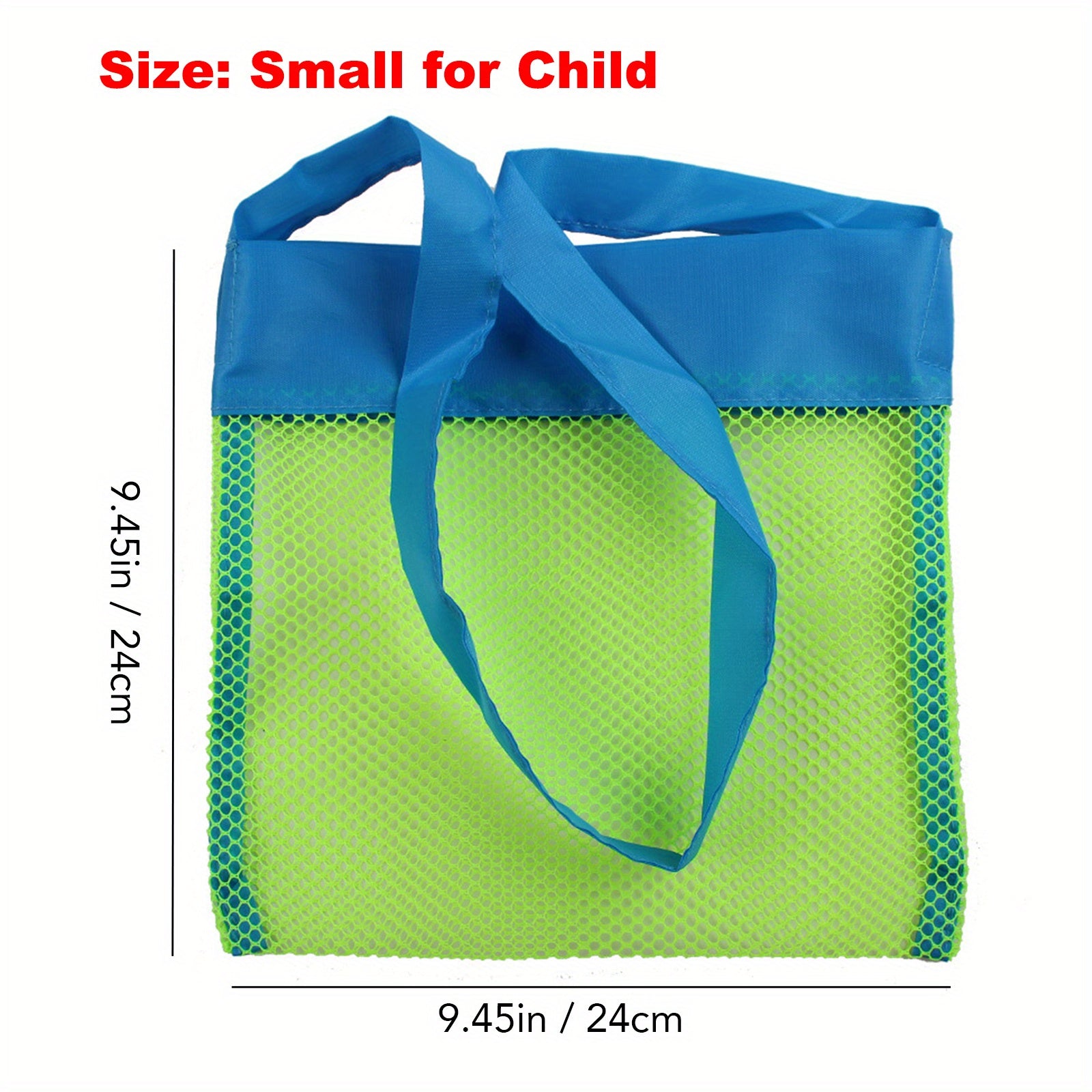 Mesh Beach Bag And Tote For Sand Toys Beach Net