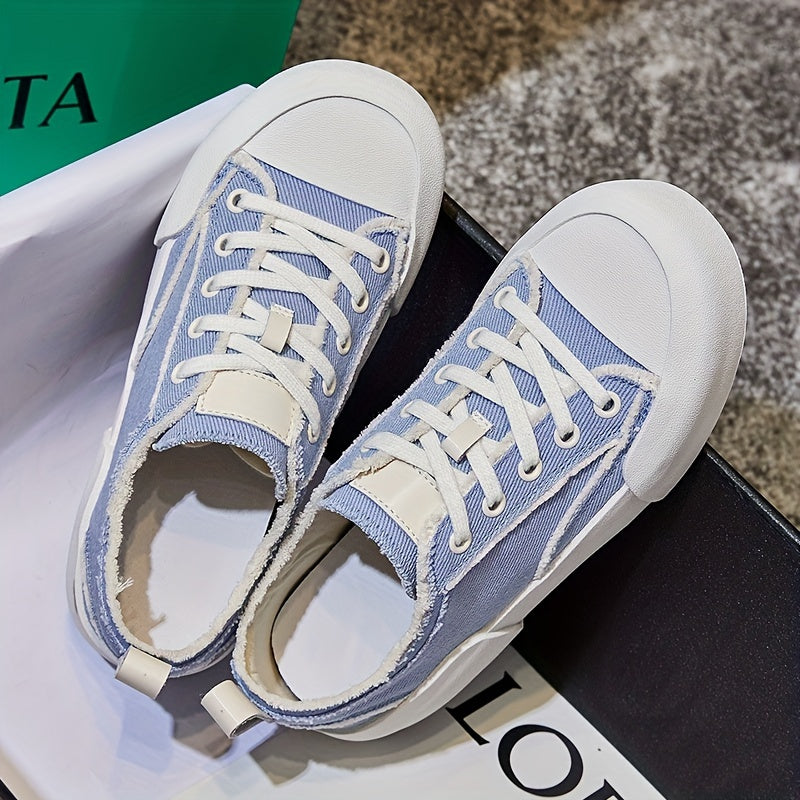 Women's Non Slip Canvas Shoes Breathable Low Top Flat Shoes