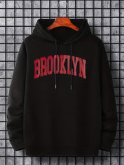 'Brooklyn' Print Hoodie for Men