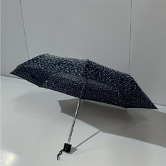 Leopard Grain Print Umbrella Folding Waterproof Windproof Umbrella