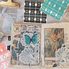 48pcs Self Adhesive Month Stickers for Journal and Notebook