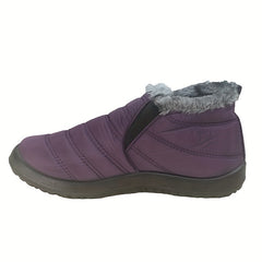 Women's Waterproof Snow Shoes Warm Winter Ankle Shoes