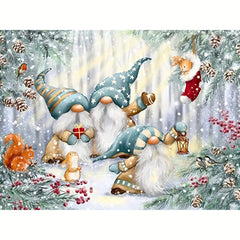 Christmas Santa 5D Diamond Painting Kit DIY Embroidery Home Decor Gift