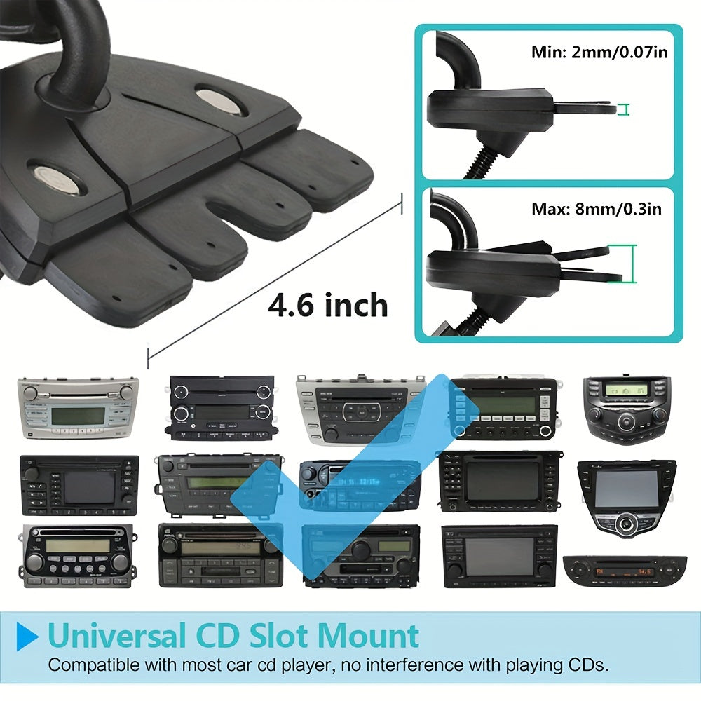 Universal Car Mount Phone Holder With 360&deg; Rotation