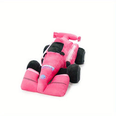 Red Racing Plush Toy Car Doll Pillow Stuffed Animal Home Decor